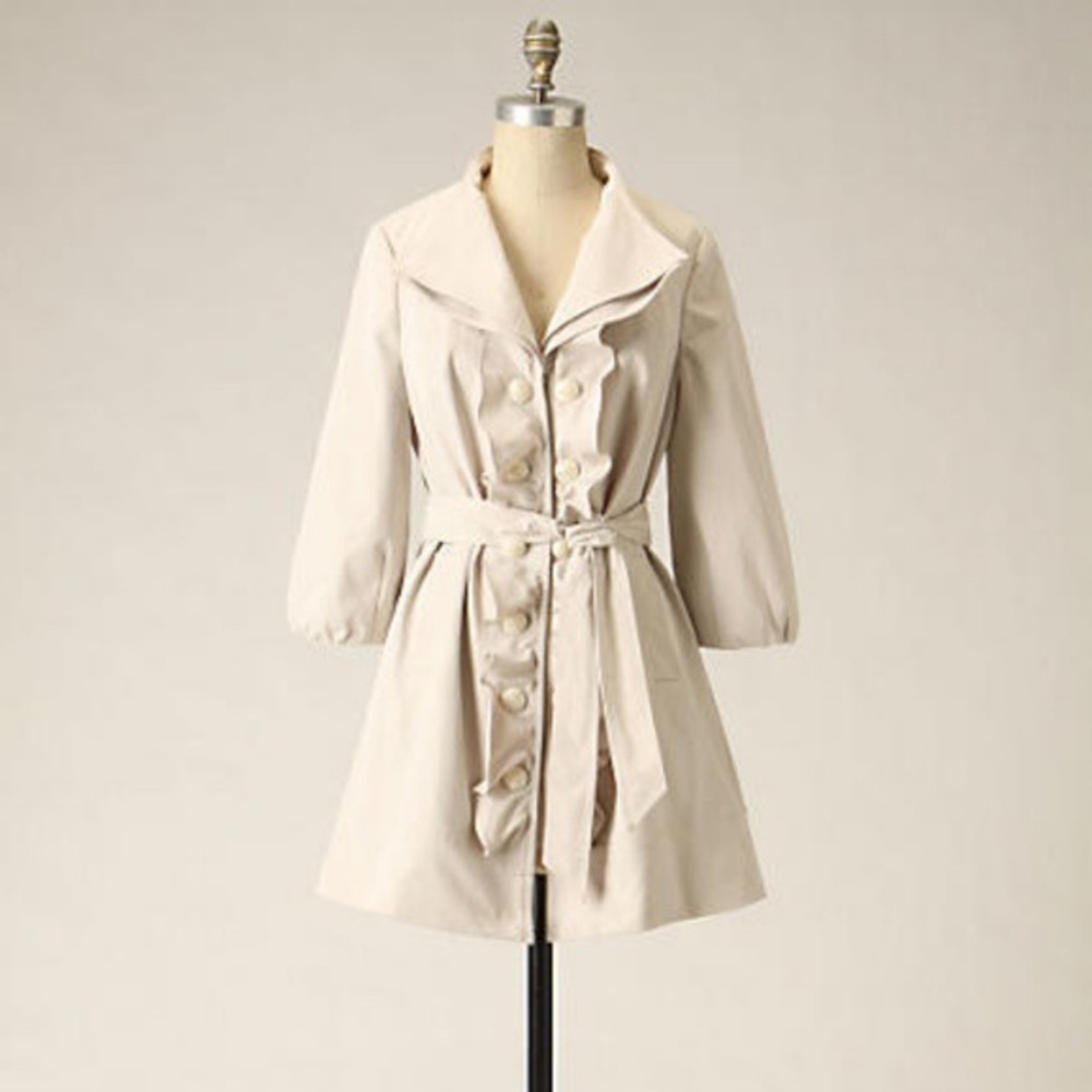 ***SOLD***Anthropologie Idra Trench Coat